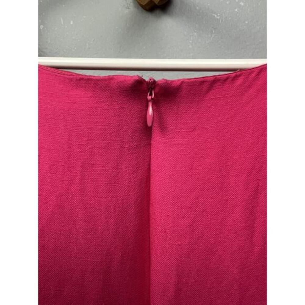 Jessica Howard Maxi Dress Size 12 Pink w/ Embroidered‎ Floral Design Sleeveless - Picture 6 of 6